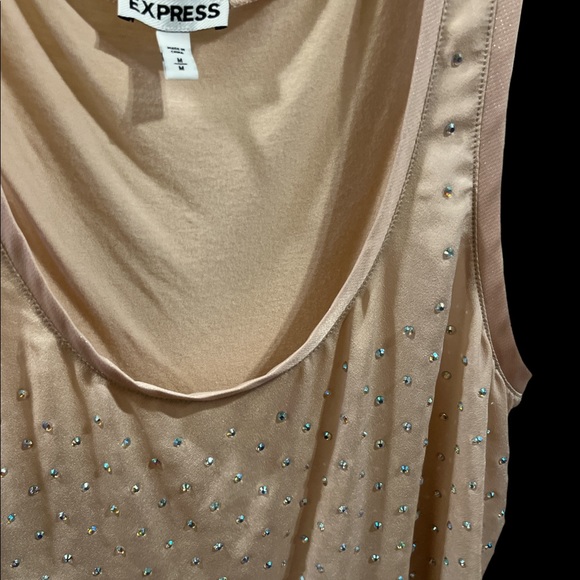 Express Sexy Sparkle Crop Top (Rhinestones) - Picture 2 of 4